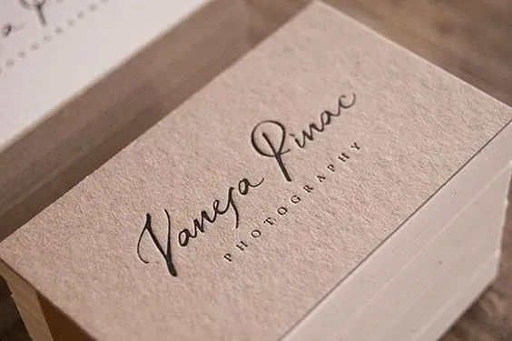 Textured Business Cards