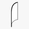 Rectangle Beach Flag - Only Flag