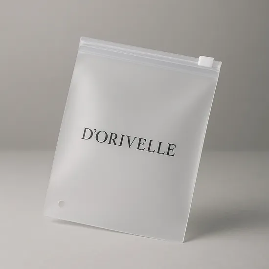 Custom Frosted Zipper Bags