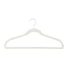 White Non-Slip Velvet Hangers