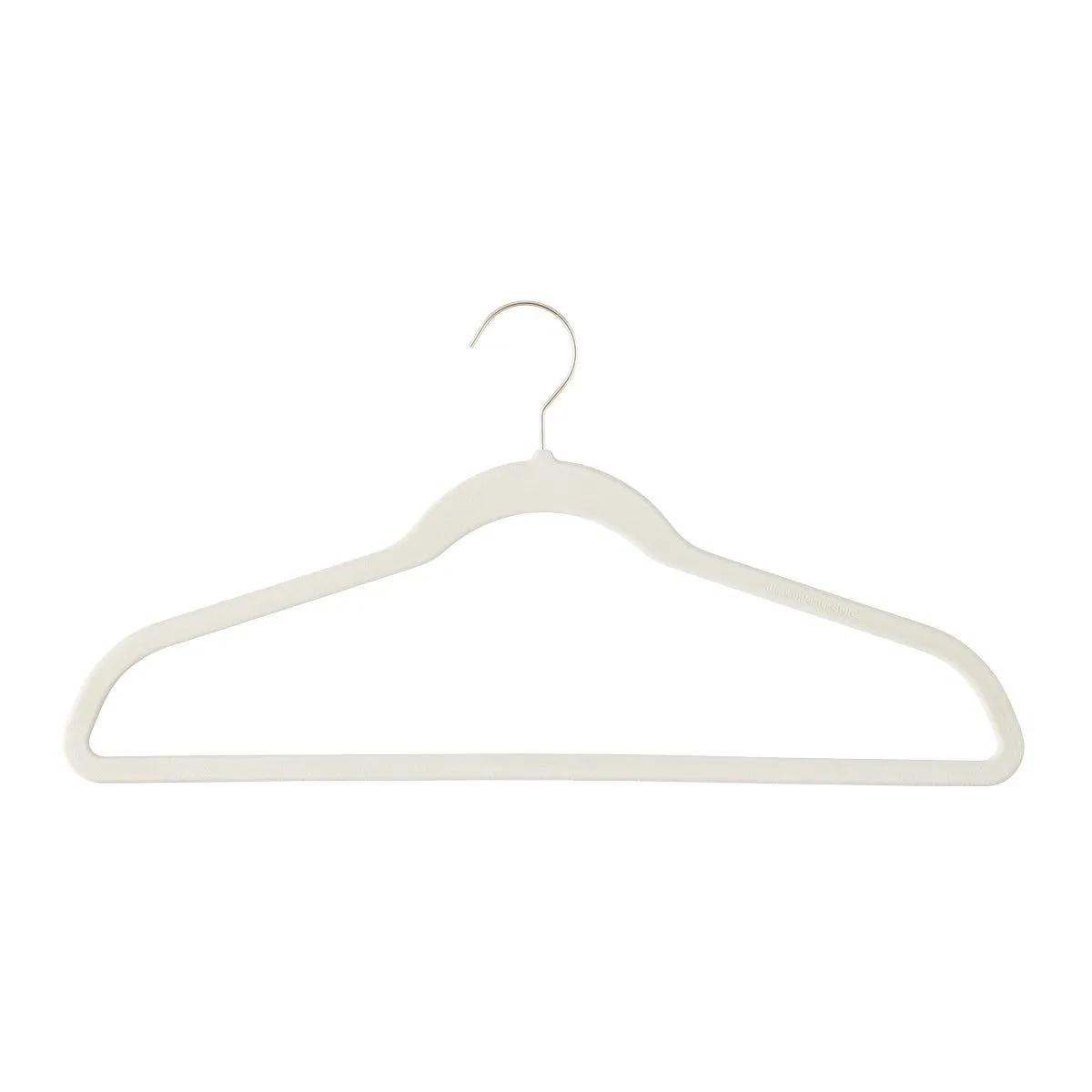 White Non-Slip Velvet Hangers