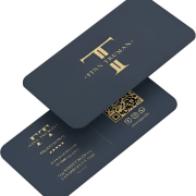 Elegant Monogram Logo F T Modern Dark Blue Grey Business Card _ Zazzle (1)